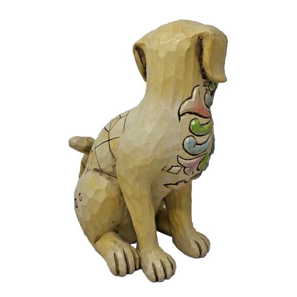 Jim Shore Yellow Labrador Retriever 10" Constance 2011 Outdoor Living Collection - Picture 7 of 14